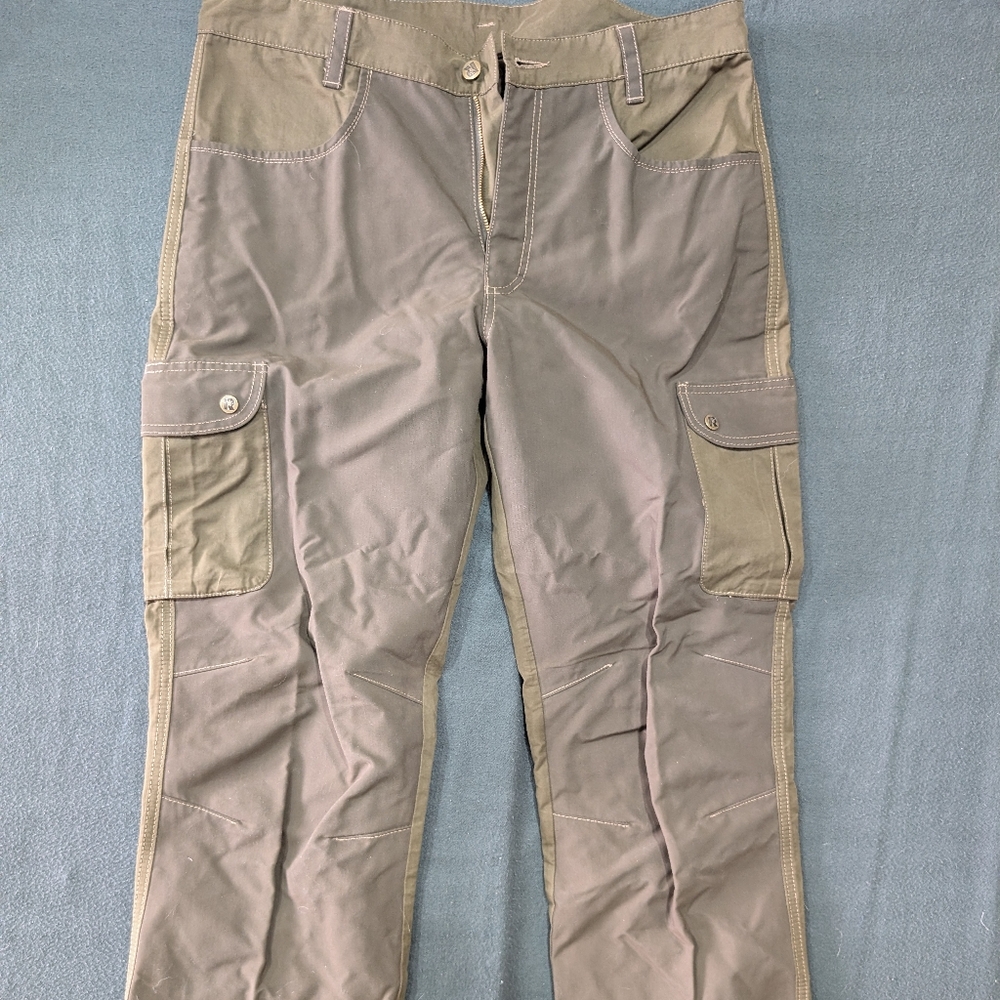Rascher German Men's Outdoor Waxed Cotton Hunting Hiking Pants EU 52/US 36x32
